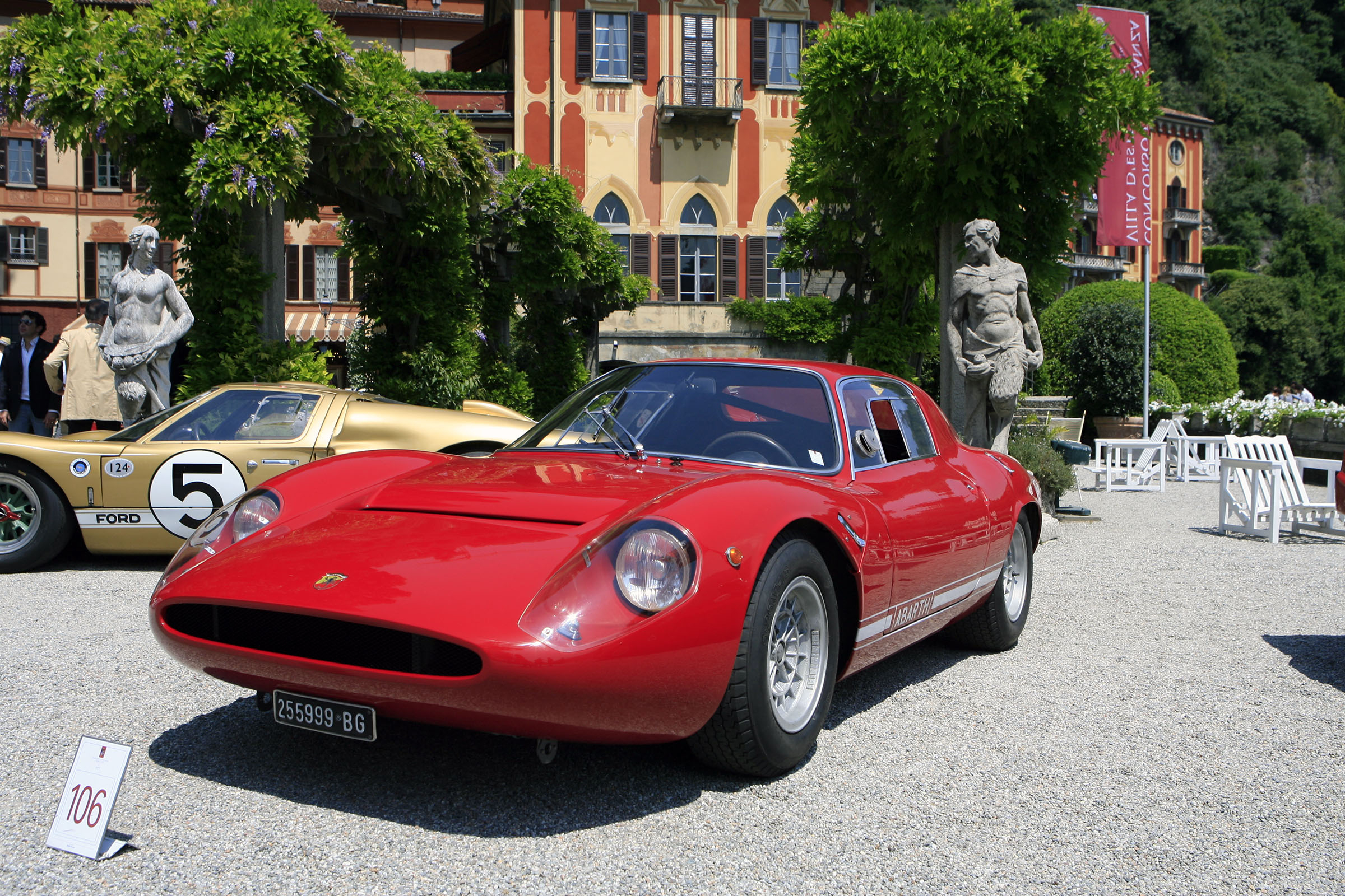 Class H -106 -Colour and Speed Post-War Racing Icons. Abarth 1300 OT by Collucci (1966)