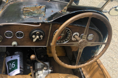 Original racing marks in the mirror - Bugatti  - Type 59 Sports  (open Racecar) 
