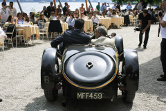 In the left seat Bugatti CEO Mate Rimac lines up for the parade for the presentation of the Bugatti Type 59  