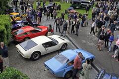 86 / Bird view line up class G to class H with  upfront a Abarth - Simca 1300  GT next to a Serenissima - Agena