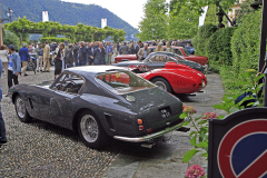 40 / Rear view of a Ferrari 250 GT SWB wins Mention of Honor in class D / Concorso d'Eleganza Villa d'Este 2024.