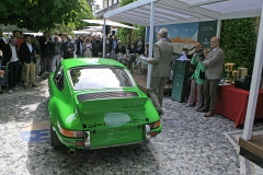50 / Porsche - Carrera RS 2.7 1973 iat the parade looking back to its glory days at the Carrera-Panamericana road race.