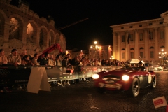 Historic: arriving at night at the Arena di Verona