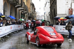 Past times - Car leaves the Piazza della Loggia