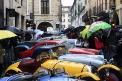 Thursday Mille Miglia Village -Mille Miglia used to be know for a wet start