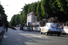 Thursday - driving the startpodium at Viale Venezia