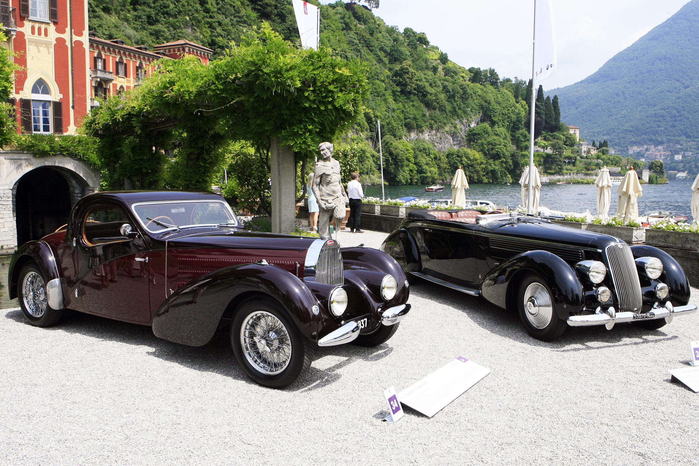 Class C - 1937  Bugatti 57 Atalante and Lancia Astura Serie III