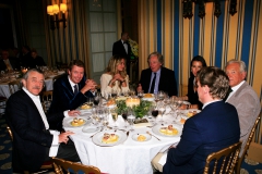 Dining at Villa d'Este with Simon Kidston,  Italian Job actor David Salamone,  Collector Jean-Pierre Slavic, and e.g. Jury Dieter Meier