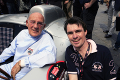 Sir Stirling Moss and Léon Beenen