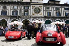 1000 Miglia Village for sealing of tehe cars- Piazza della Loggia