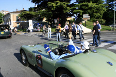 2197  JAGUAR C-Type (1952)   XKC 005  with Sir Stirling Moss behind the wheel fot tootage