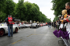 Mille Miglia Moods, line up before the offical styart at Viale Venezia