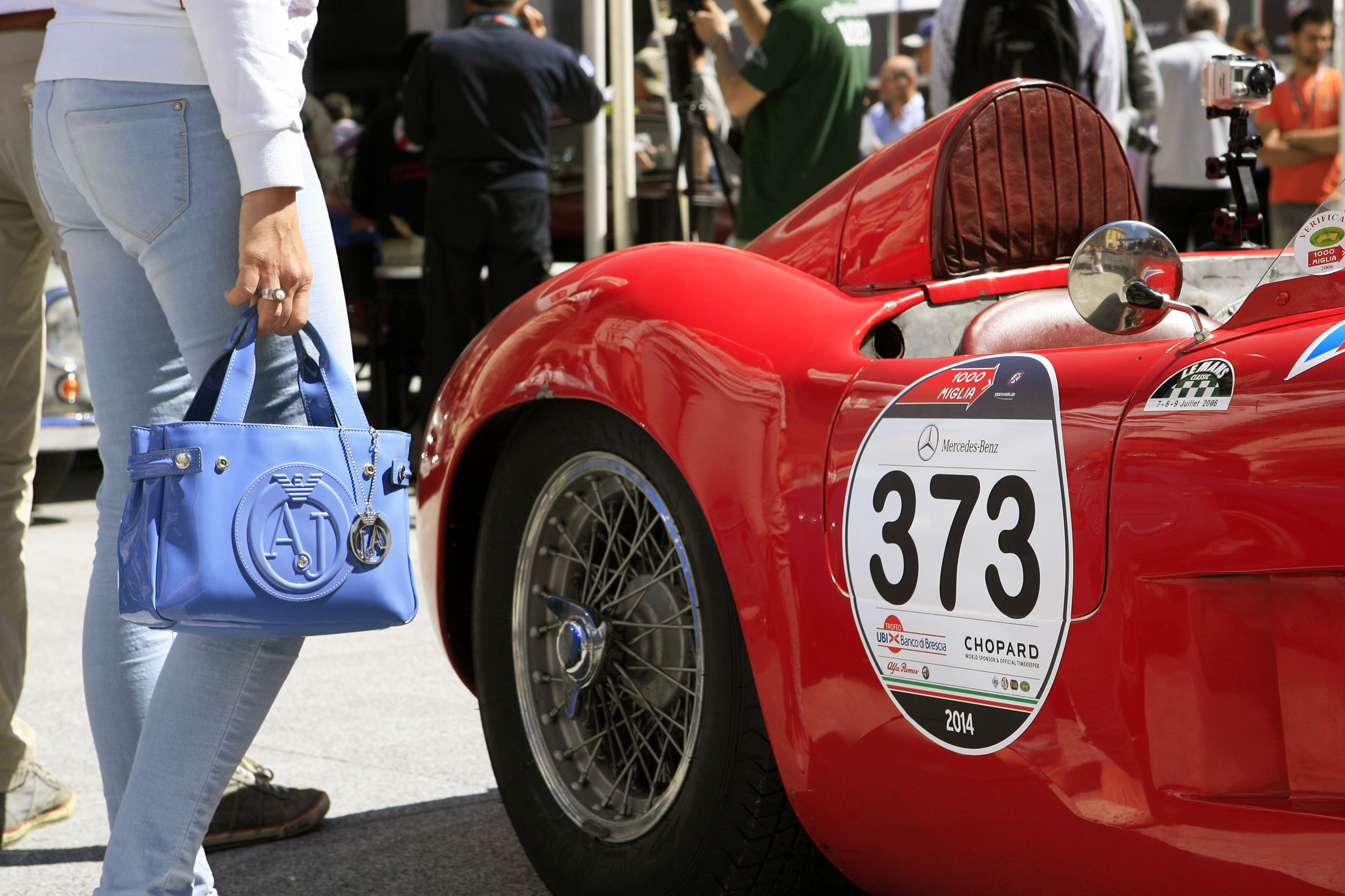 373 - ROSCHMANN Dieter (D) + RUGGERI Vito (D) - Maserati 300 S spider Fantuzzi 1955