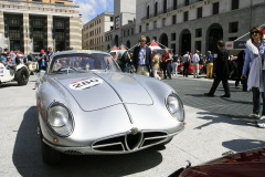 280 -DEROSA Gaetano (I) + CONFALONIERI Laura (I) - Alfa Romeo 2000 Sportiva (1954)