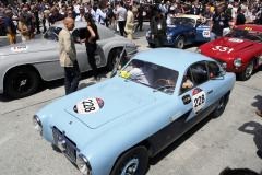 228 - GHYSELINCK Dorine (B) + VERSCHOORIS Veerle - (nu Zagato) FIAT 1100 E Coupé (1952)