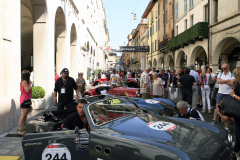 Via X Giornate parking lot Mille Miglia village after the sealing