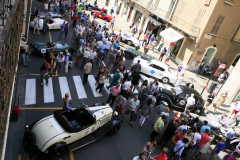 Via X Giornate parking lot Mille Miglia village after the sealing