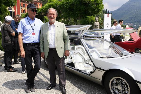 Saturday ambiance - owner and chief test driver of Lamborghini  Valentino Balboni