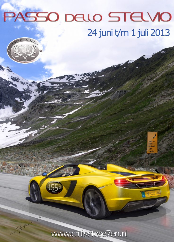 Cruise to Se7en Poster edtion 2013 Passo dello Stelvio