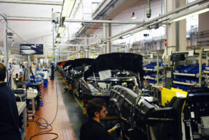 Lamborghini assembly line: Gallardo