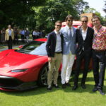 The Ferrari SP38 Deborah One-Off with Flavio Manzoni at the world premiere at Villa d'Este (2018)