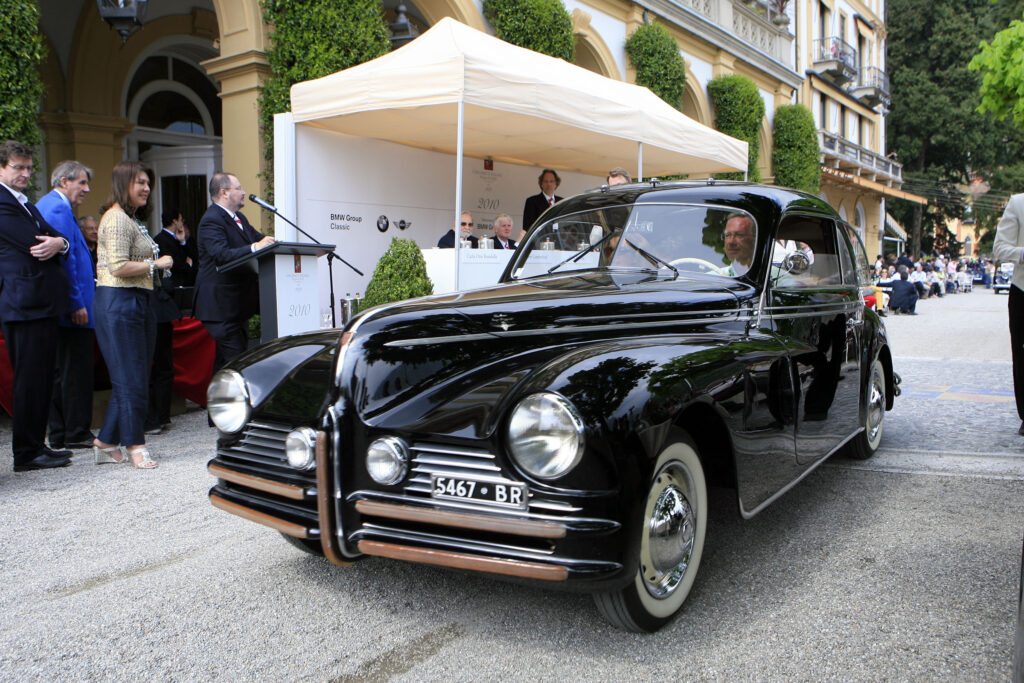 Entrant 48 - 2010 / Fiat 1500 by Touring -1949 / Class D : Closed Two Door Cars from 1935 to 1950. Concorso d'Eleganza Villa d'Este 2010.