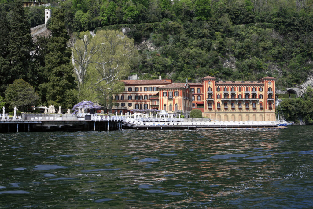 Villa d'Este Queens Pavilion building (27 rooms) at lago di Como, Cernobbio