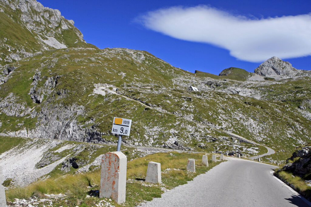 Slovenië bergpas